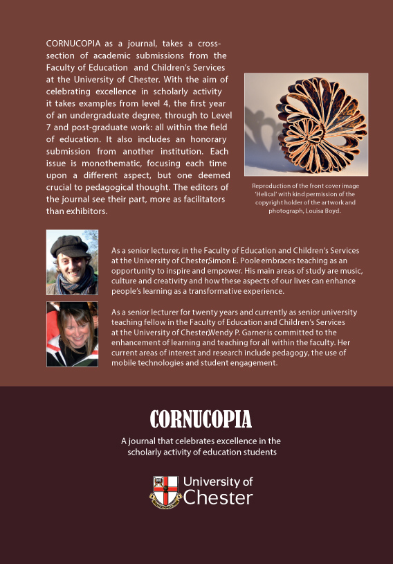 Cornucopia - Issue 2: A Journal That Celebrates Excellence In The Scholarly Activity Of Education Students